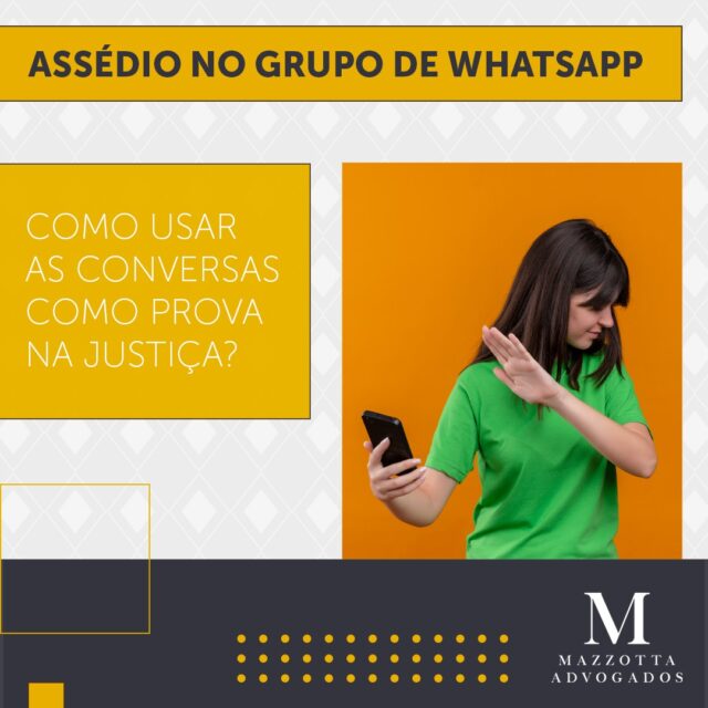 ❎ O que acontece no grupo do "Zap" não fica só no "Zap".
🔴Ofensas, 🔴cobranças excessivas fora do horário ou 🔴piadas humilhantes são provas reais!
👉Dica de ouro: Não apague as conversas.
➡️Faça prints e, se possível, uma ata notarial.
O digital é prova no Tribunal! 📱⚖️