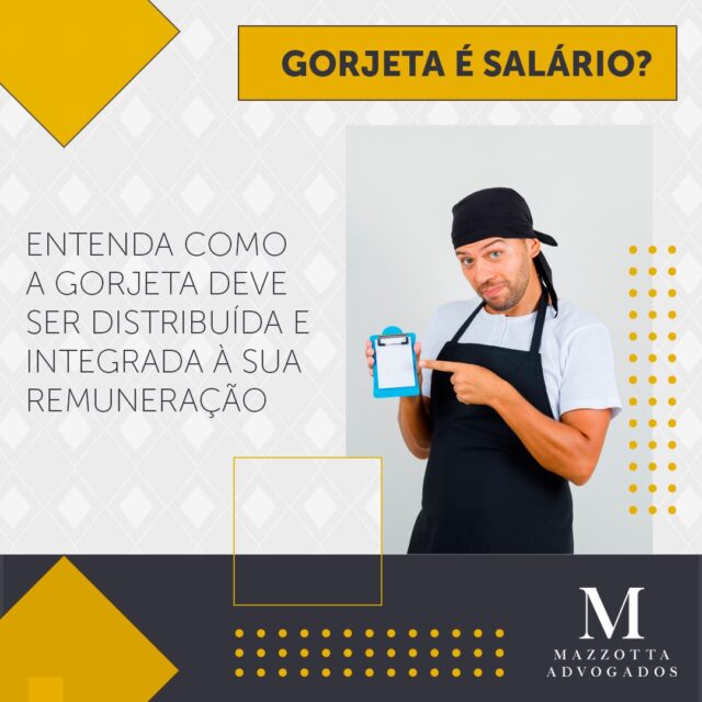 💰Os "10%" (ou qualquer valor extra) não pertencem ao dono do estabelecimento!
👉A gorgeta deve ser distribuída entre a equipe (instrumento coletivo ou assembléia geral) e integrar sua remuneração para fins de FGTS, férias e 13º.
✅O seu esforço deve refletir no seu bolso por completo. 🍽️💰